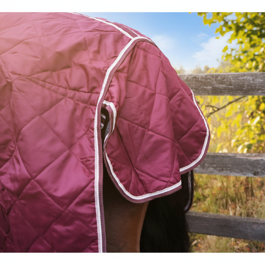 50g Lightweight Stable Rug With Fleece Collar