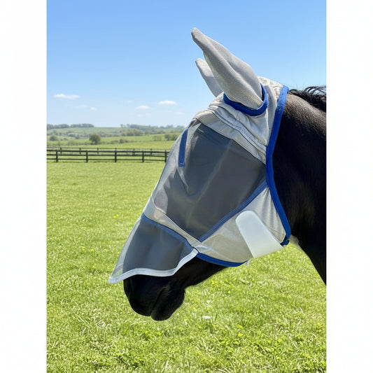 Heavy Horse Fly Mask With Or Without Nose Guard