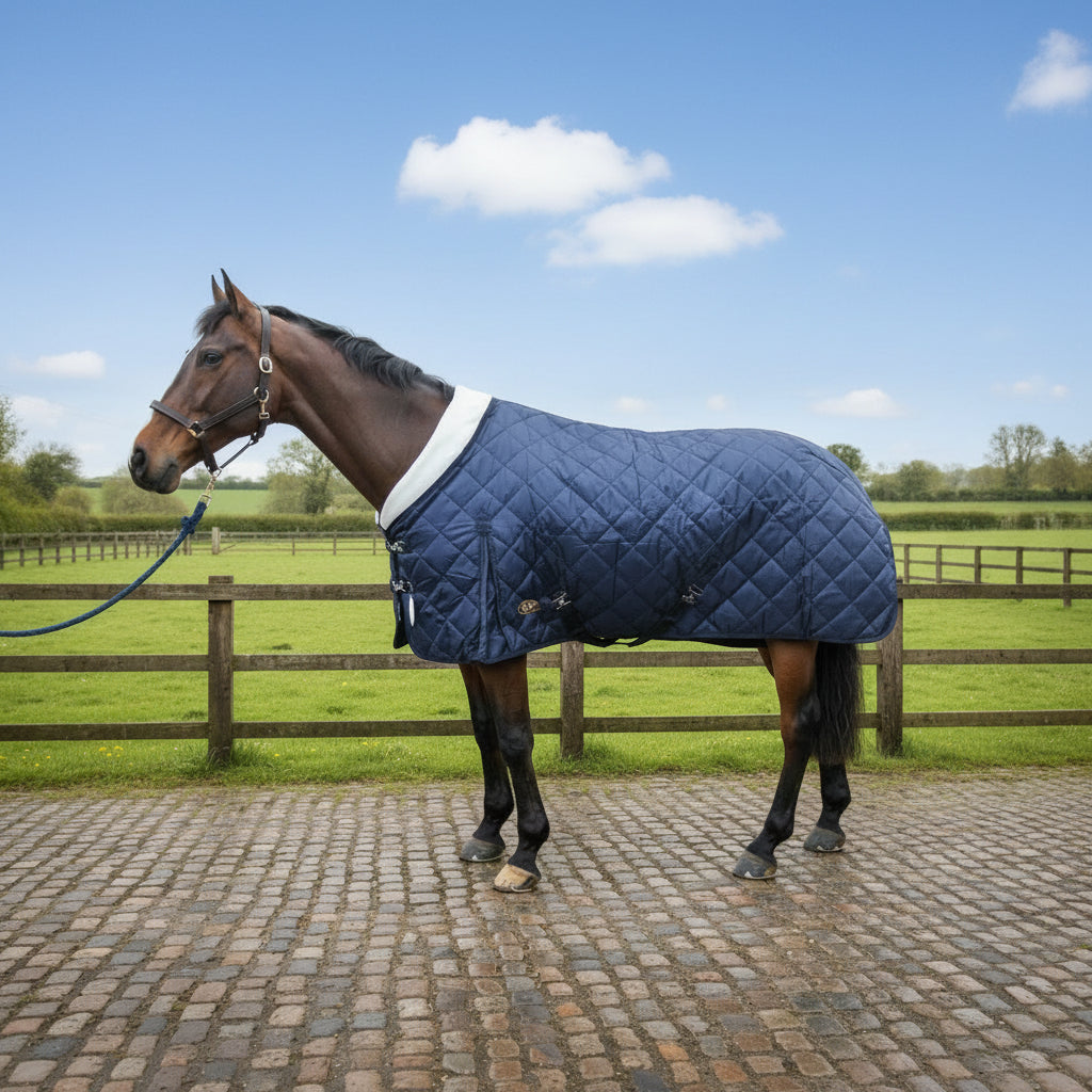 200g Middleweight Stable Rug With Tail Flap and Fleece Collar