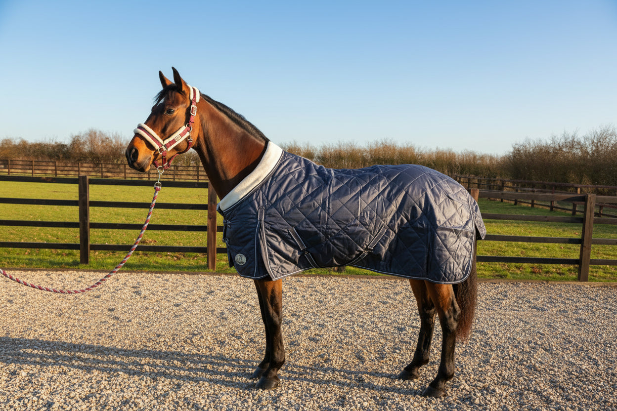 100g Lightweight Stable Rug With Fleece Collar – Ruggles Equestrian