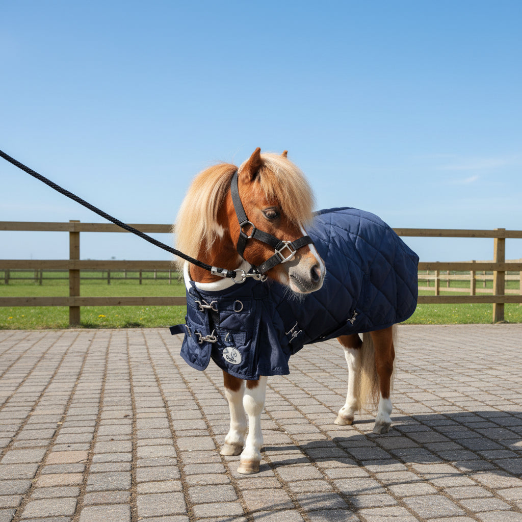 Shetland-Miniature-Donkey-Section A 200g Stable Rug With Collar