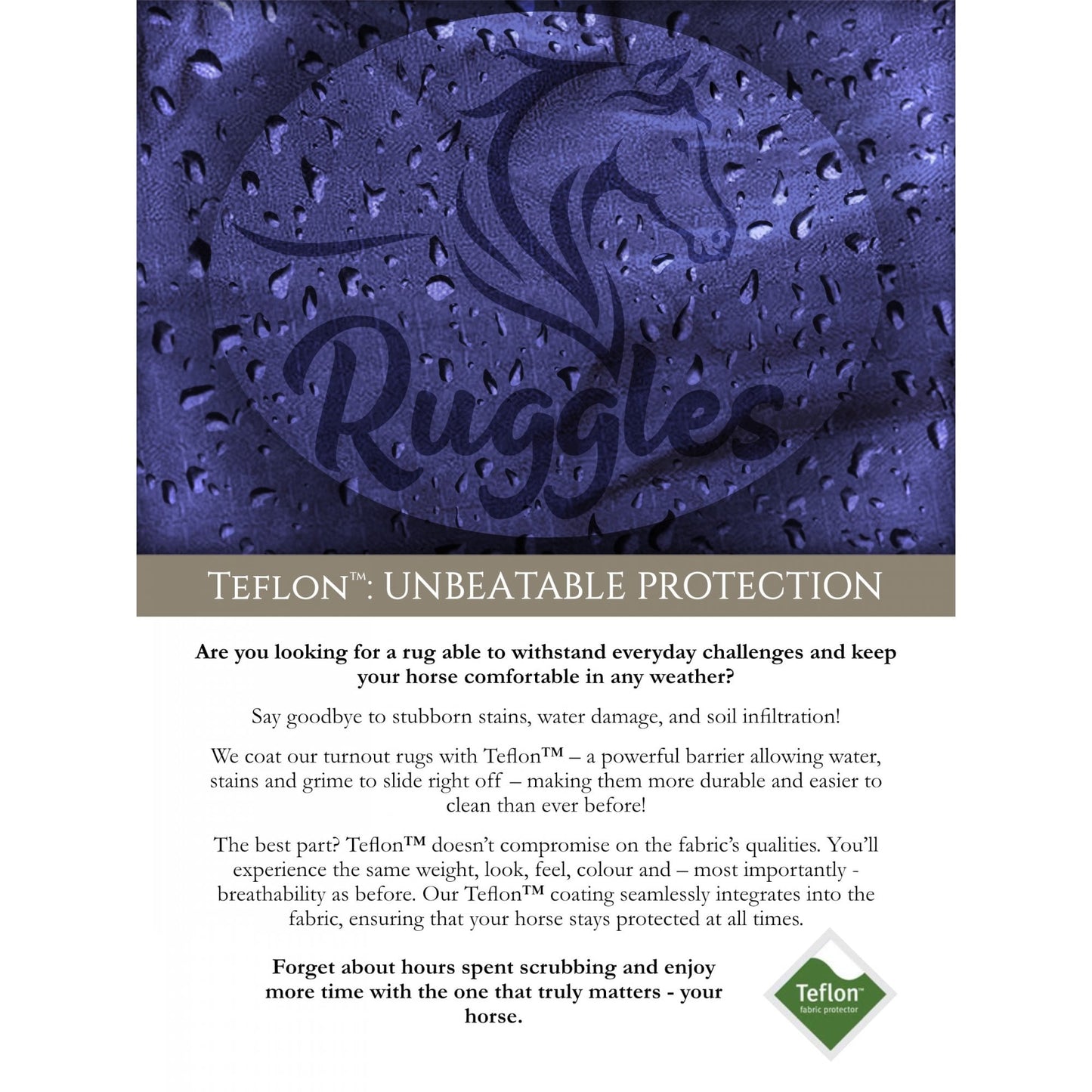 Heavyweight V2 1200D Neck Cover Only (Matching Rug Available Separately)