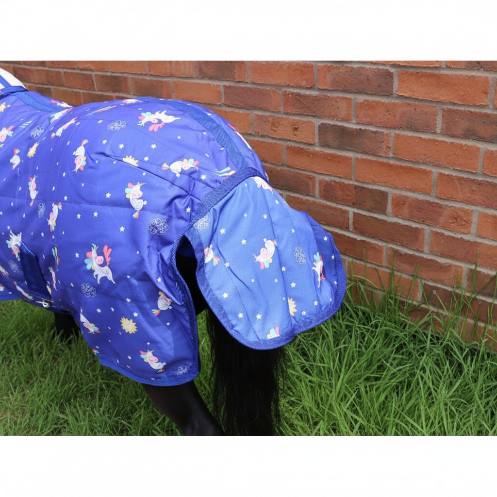 Shetland-Miniature-Donkey 50g Stable Rug - Unicorn Print