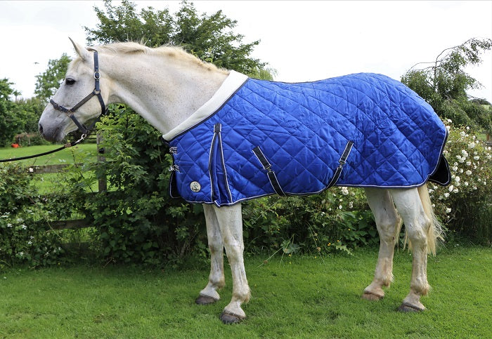 Heavy Horse Royal Blue 400g Stable Rug With Fleece Collar