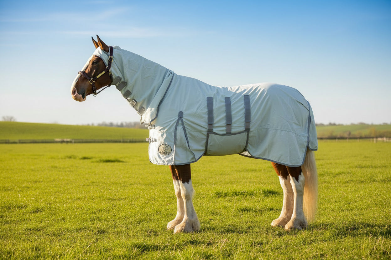 Heavy Horse UV Combo Fly Rug - Water Repellent Version