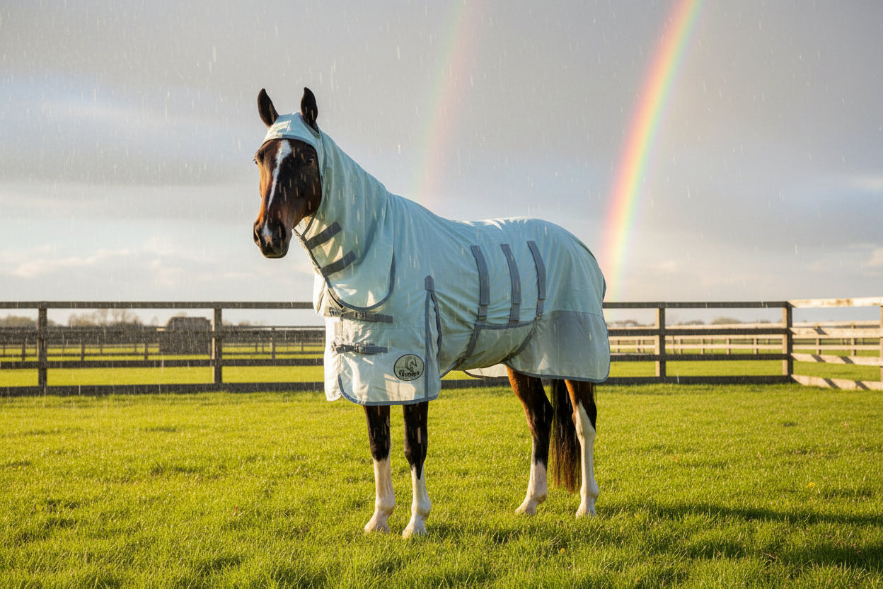 UV Combo Fly Rug With Tail Flap - Water Repellent Version