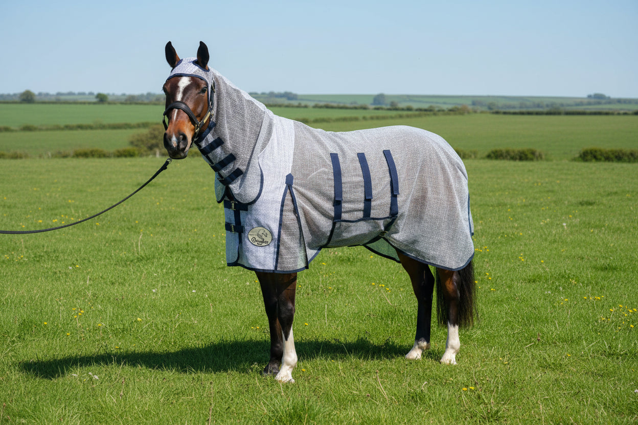 Ultra Light Combo Fly Rug With Ear Holes-V2