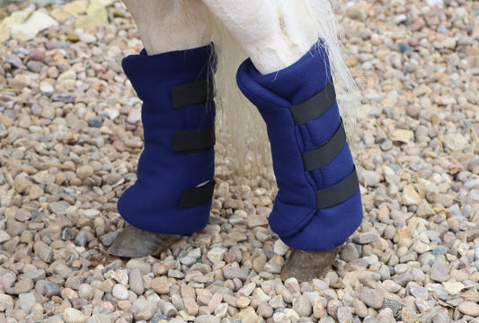 Shetland-Miniature-Donkey Fleece Leg Wraps - Set of 4