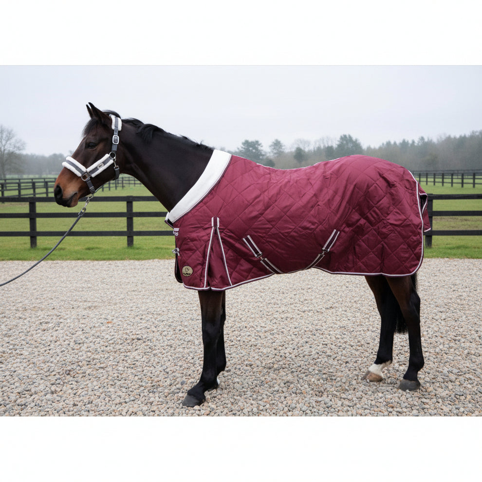 50g Lightweight Stable Rug With Fleece Collar – Ruggles Equestrian