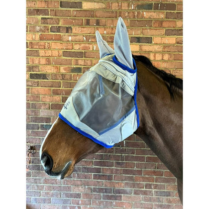 Fly Mask With Ears With Or Without Nose Guard