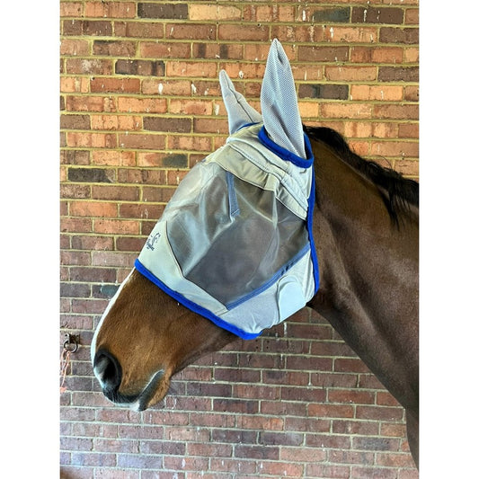 Fly Mask With Ears With Or Without Nose Guard