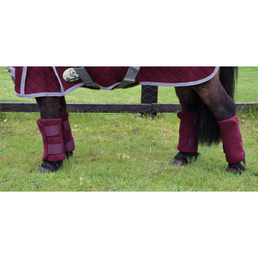 Shetland-Miniature-Donkey Triple Layer Wicking Leg Wrap Set