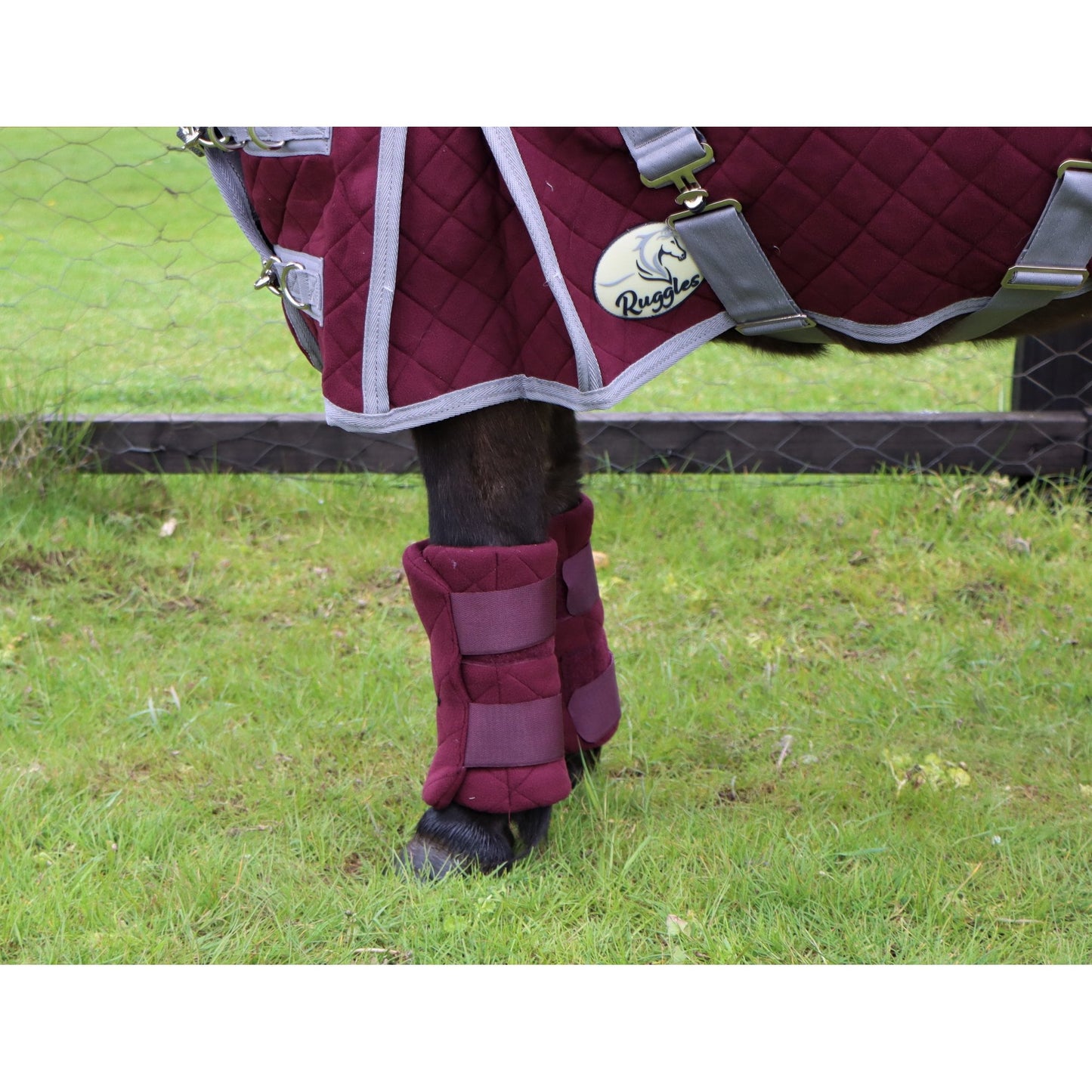Shetland-Miniature-Donkey Triple Layer Wicking Leg Wrap Set