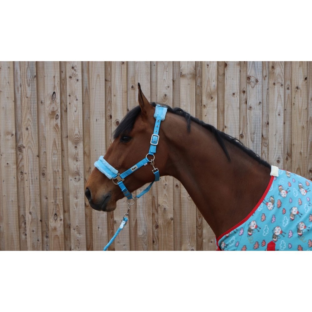 Horse and Pony Head Collar With Matching Fur