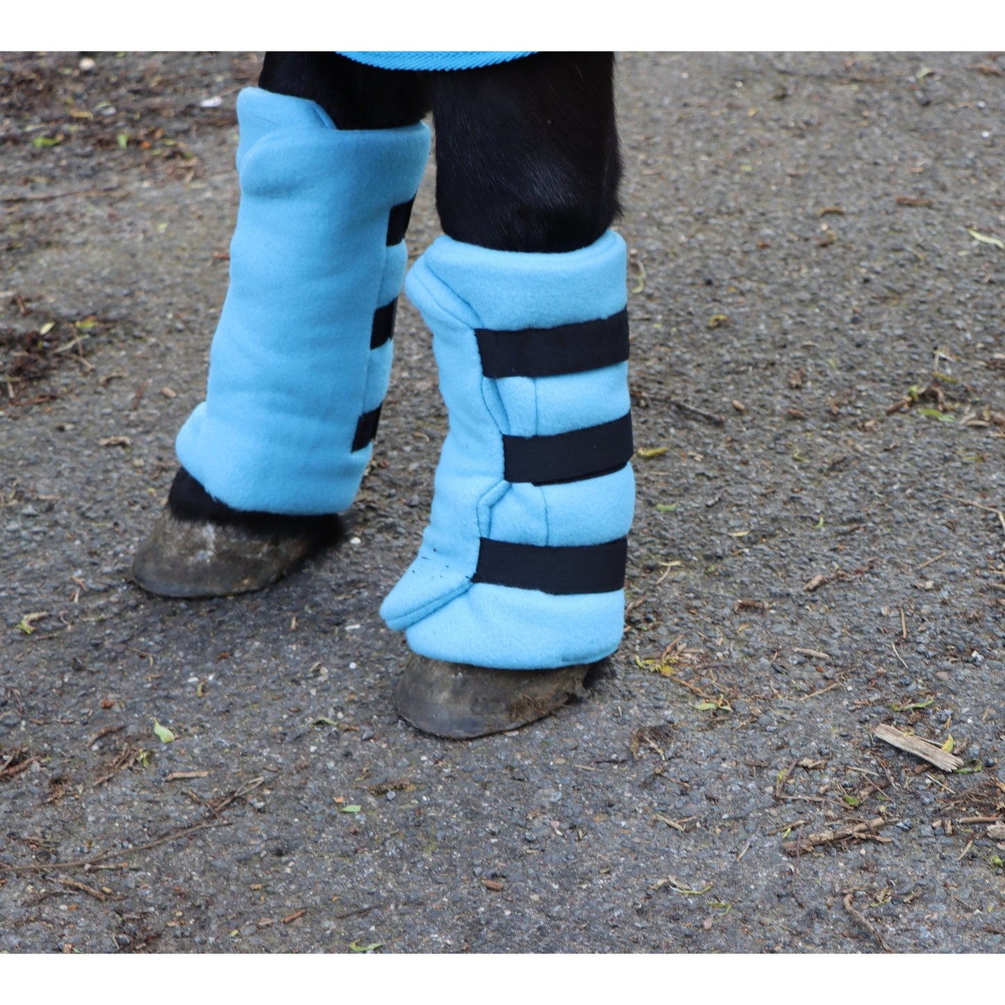 Shetland-Miniature-Donkey Fleece Leg Wraps - Set of 4