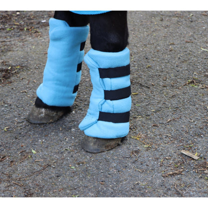 Shetland-Miniature-Donkey Fleece Leg Wraps - Set of 4