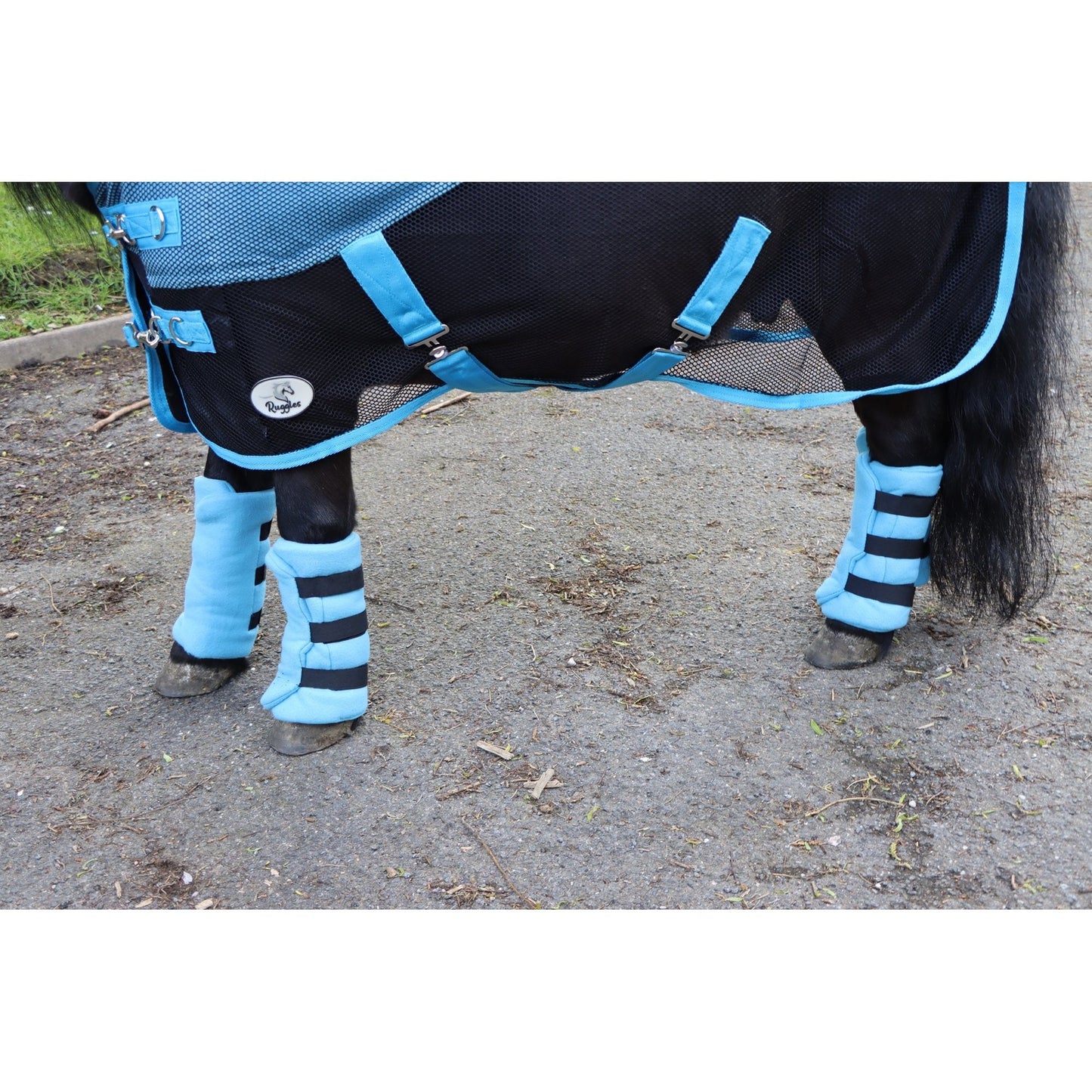 Shetland-Miniature-Donkey Fleece Leg Wraps - Set of 4