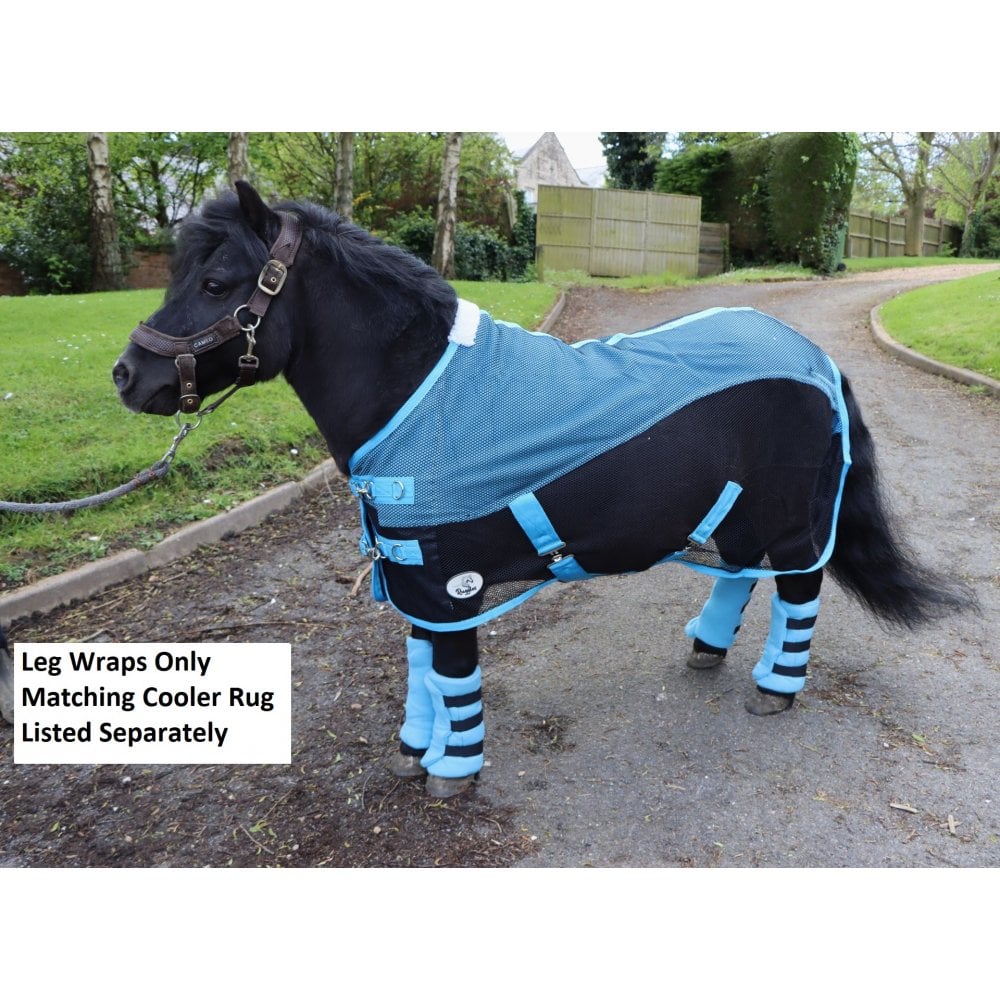 Shetland-Miniature-Donkey Fleece Leg Wraps - Set of 4