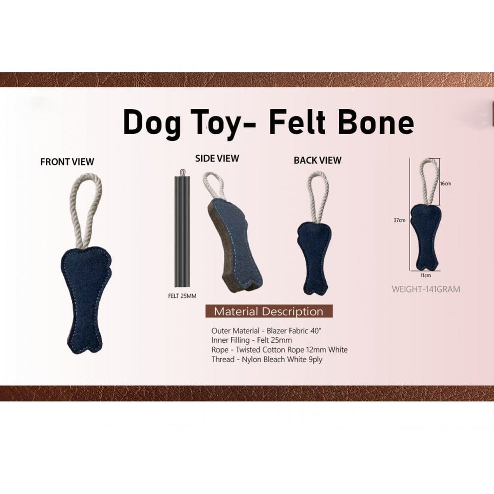 Dog Toy - Fabric Bone – Ruggles Equestrian