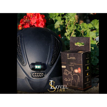LED Spot Lights (pack of 4) For Hat, Stirrups, Tail, Back Packs, Items of Tack And Dog Collar