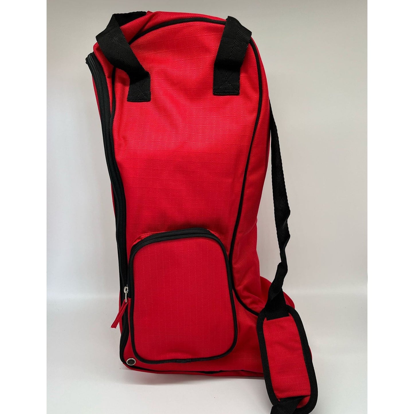 Tall Boot Bag - Light Delft Blue / Tomato Red