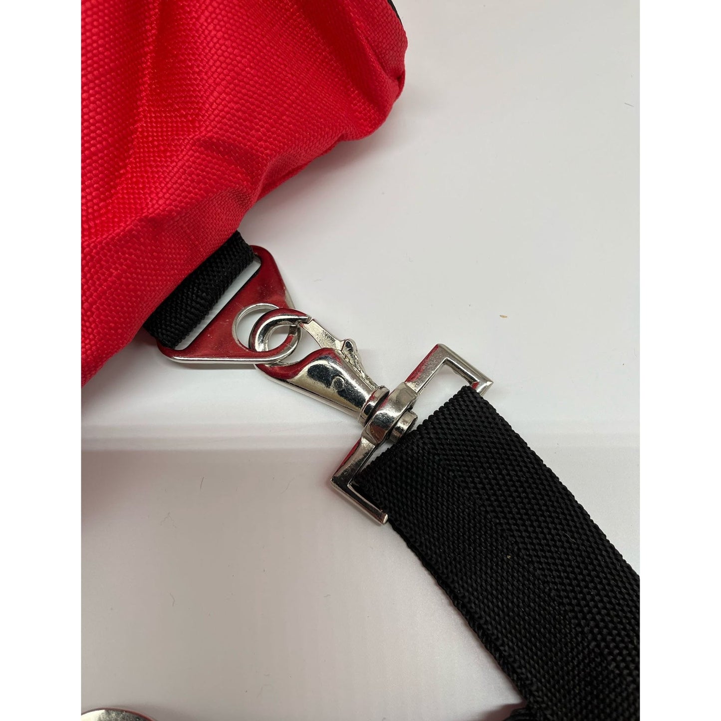 Tall Boot Bag - Light Delft Blue / Tomato Red