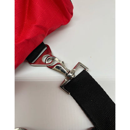 Tall Boot Bag - Light Delft Blue / Tomato Red