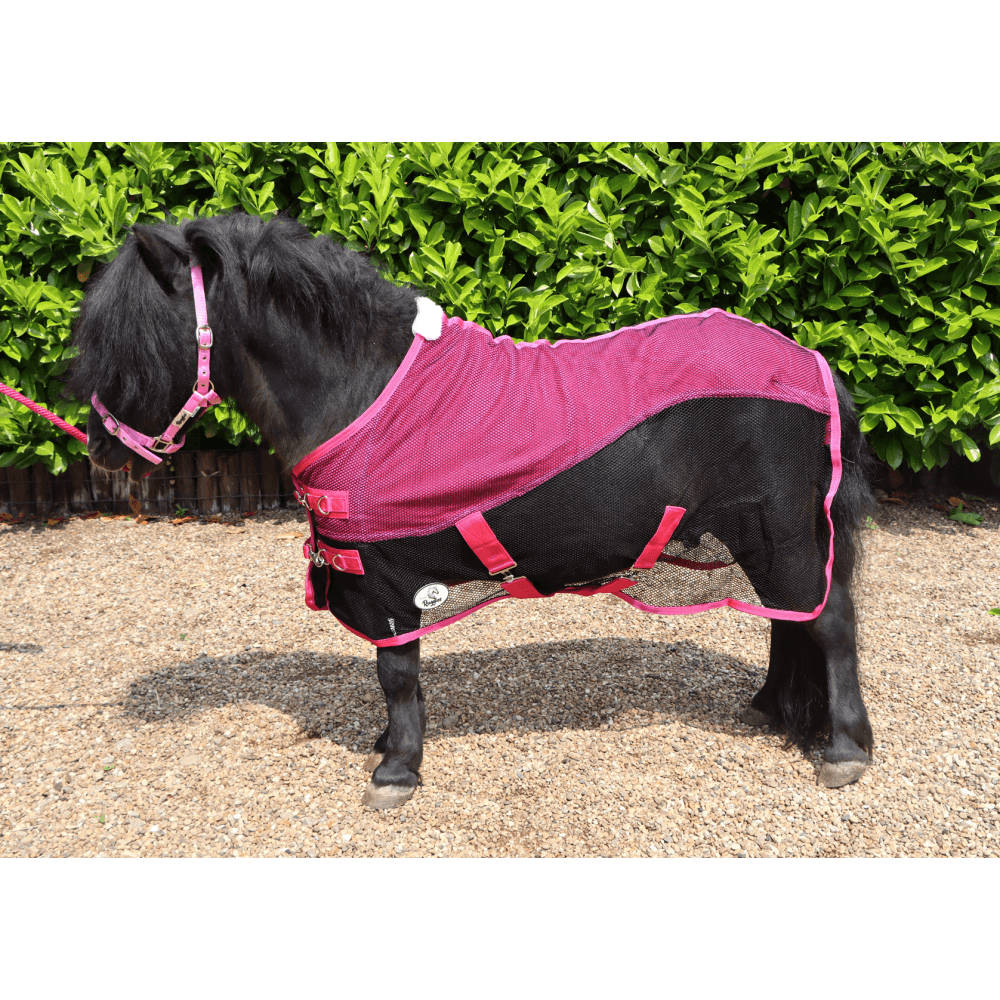 Shetland-Miniature-Donkey Mesh Cooler Rug