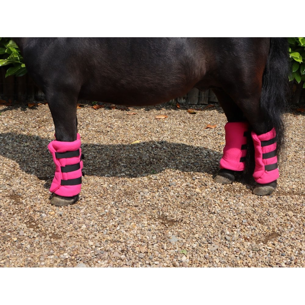 Shetland-Miniature-Donkey Fleece Leg Wraps - Set of 4