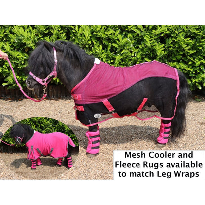 Shetland-Miniature-Donkey Fleece Leg Wraps - Set of 4