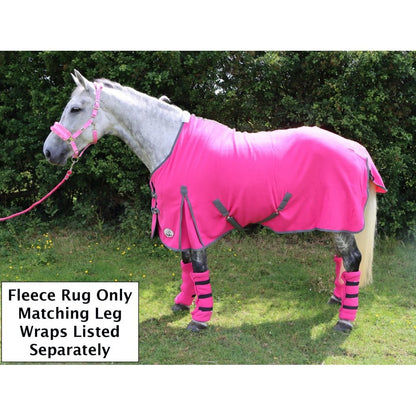 Polar Fleece With Tail Flap And Shoulder Gussets - Pink / Sky Blue