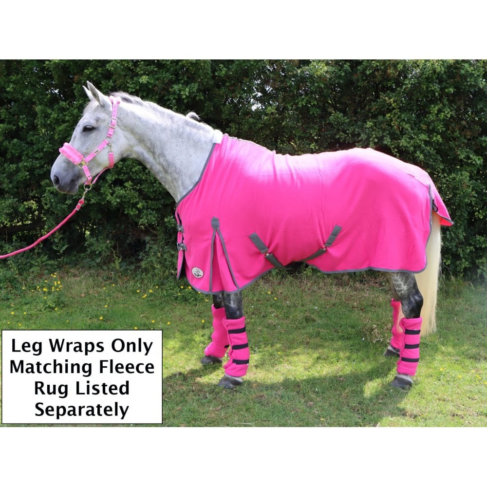 Horse/Pony Fleece Leg Wraps - Set of 4