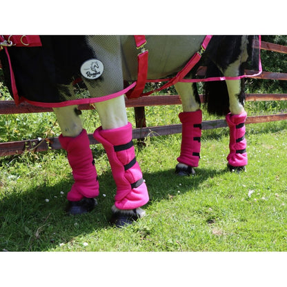 Heavy Horse Fleece Leg Wraps - Set of 4