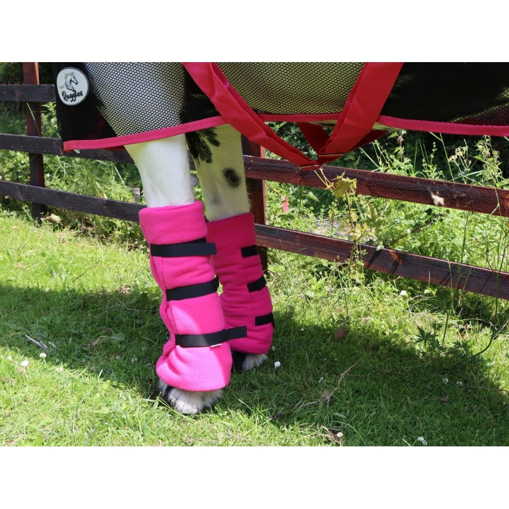 Heavy Horse Fleece Leg Wraps - Set of 4