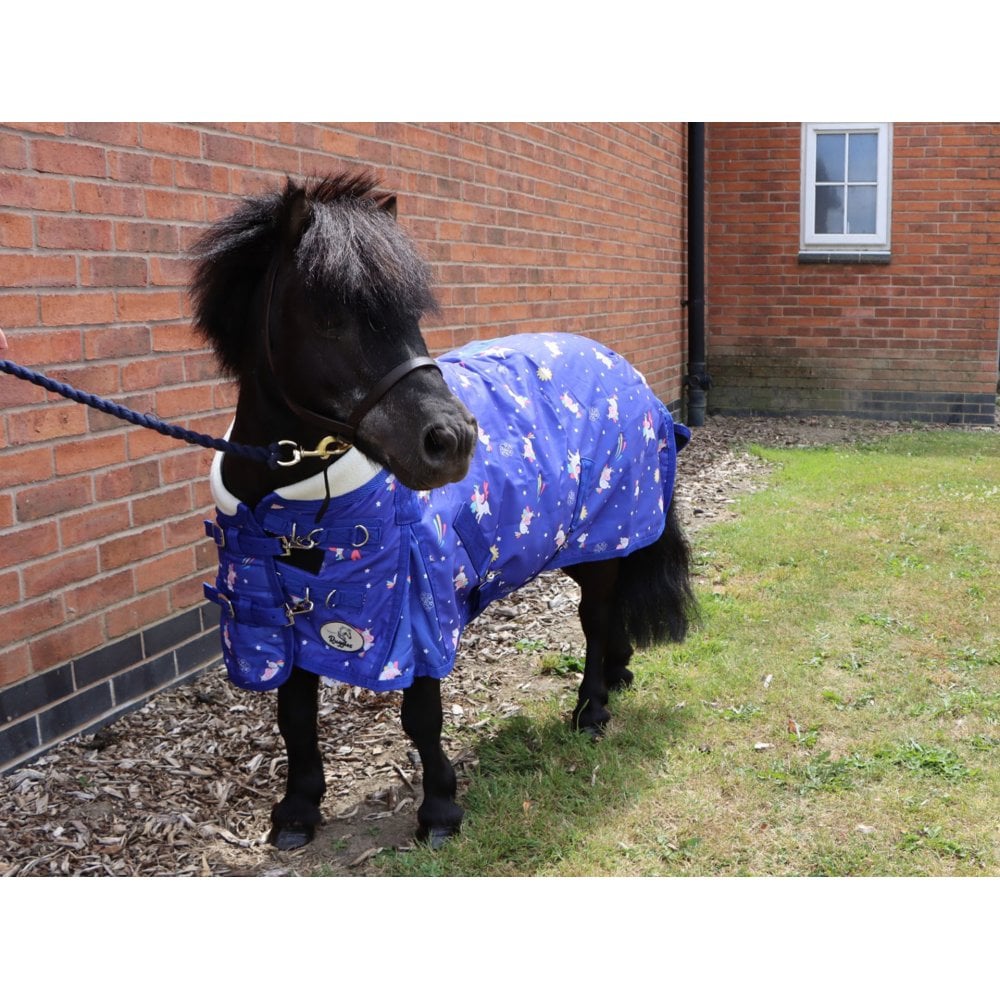 Shetland-Miniature-Donkey 50g Stable Rug - Unicorn Print