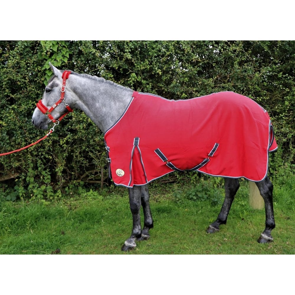 Polar Fleece With Tail Flap And Shoulder Gussets - Red/Navy