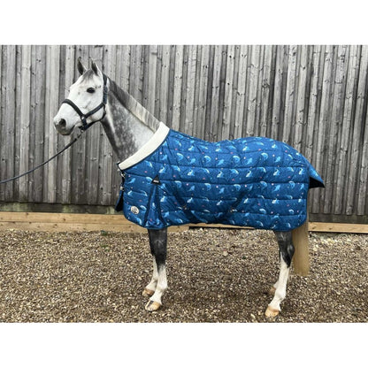 400g Heavyweight Stable Rug With Fleece Collar - Shark Print