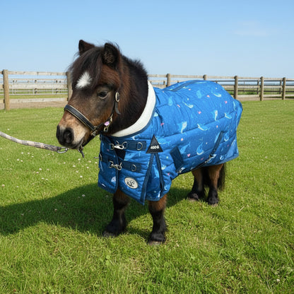Shetland-Miniature-Donkey-Section A 400g Stable Rug - Shark Print