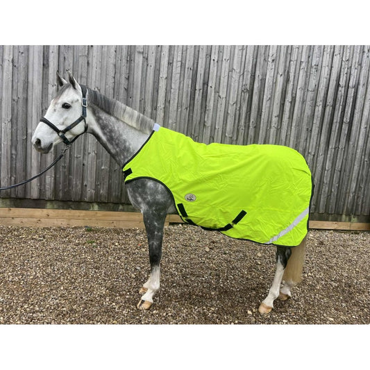 Hi Viz Fleece Lined Walker Rug With Reflective Stitching