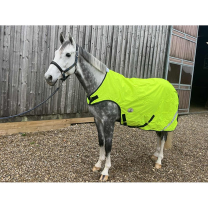 Hi Viz Fleece Lined Walker Rug With Reflective Stitching