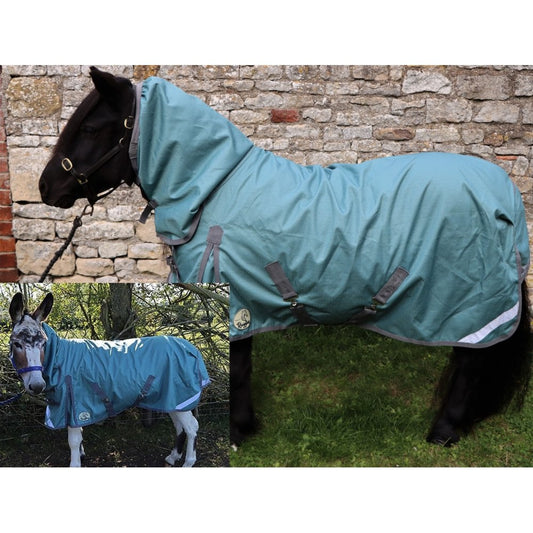 Shetland-Miniature-Donkey-Section A Lightweight No Fill Combo Turnout Rug - Clearance