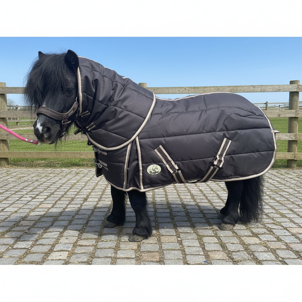Shetland-Miniature-Donkey 300g Stable Rug With Detachable Neck