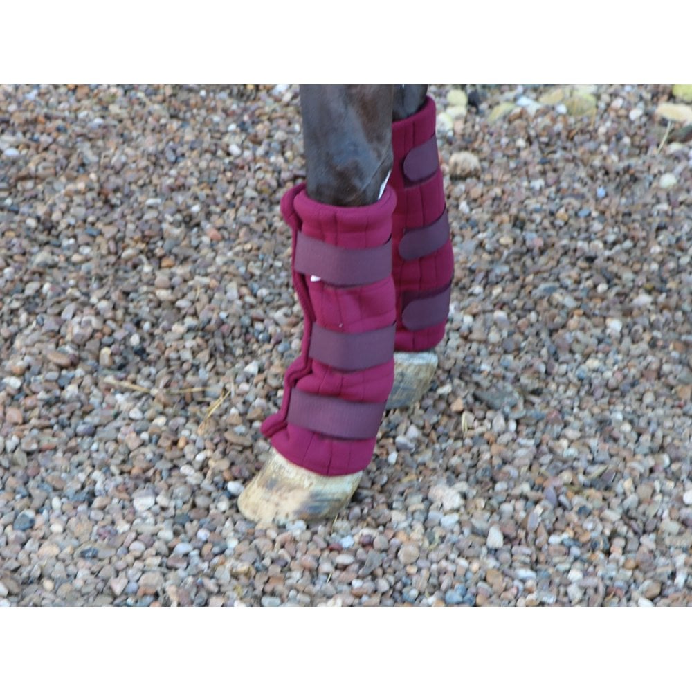 Triple Layer Wicking Leg Wrap Set - Burgundy