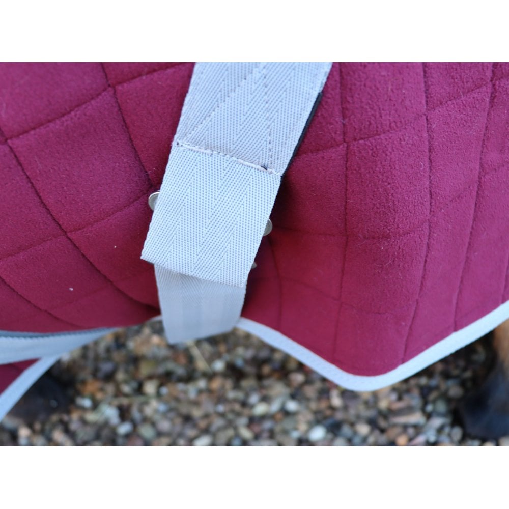 Shetland-Miniature-Donkey Triple Layer Wicking Rug - Burgundy