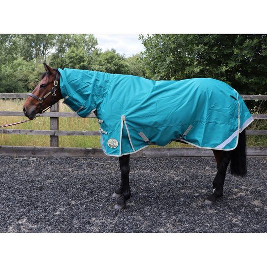 50g Combo Turnout Rug - Tile Blue - 5'6