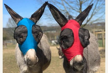Donkey Pull On Fly Mask With Ears
