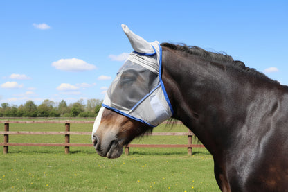 Heavy Horse Fly Mask With Or Without Nose Guard