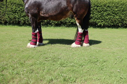 Heavy Horse Fleece Leg Wraps - Set of 4