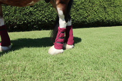 Heavy Horse Fleece Leg Wraps - Set of 4