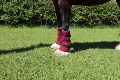 Heavy Horse Fleece Leg Wraps - Set of 4